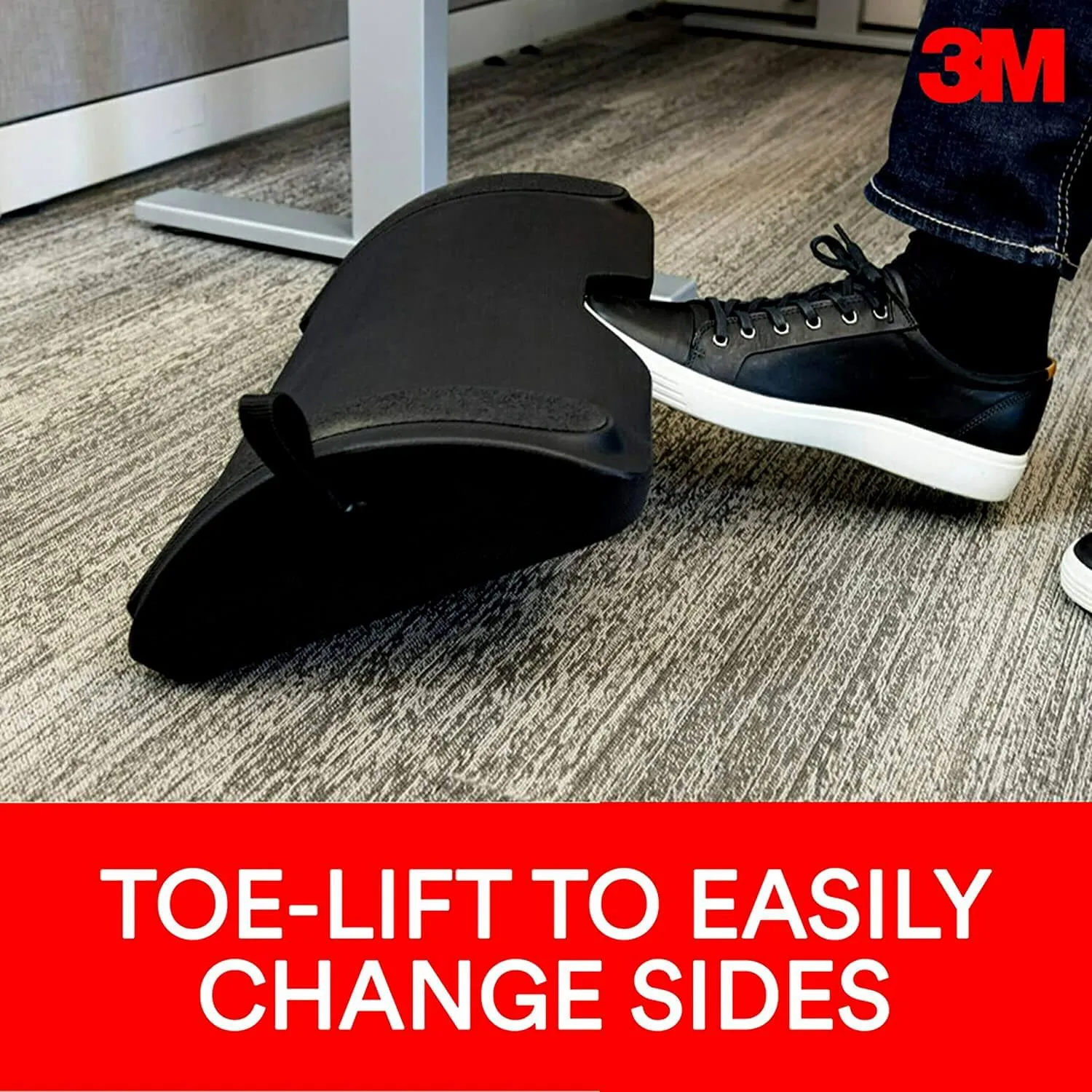 3M Foot Rest for Standing Desks, FR200B#