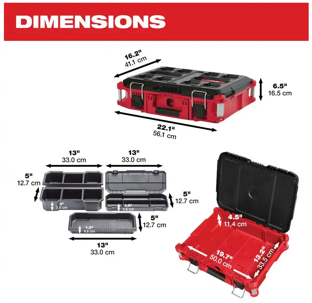 48-22-8424 Milwaukee PACKOUT Tool Box