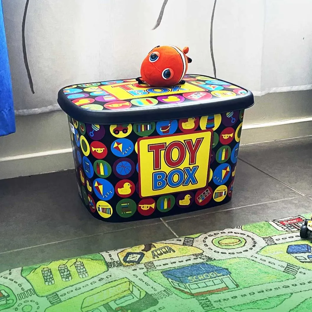 50L Deep Storage Utility Box - Kids Toy Box Printed