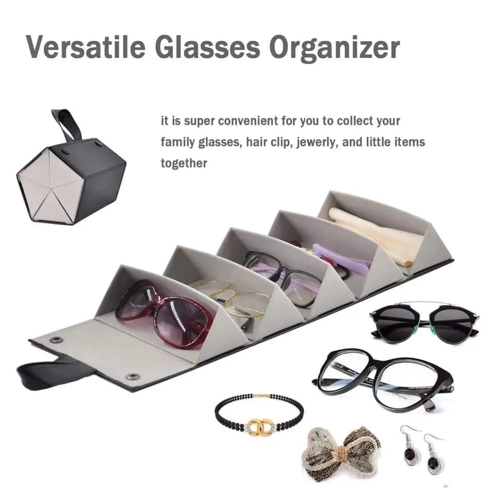 5X SLOTS SUN GLASSES ORGANIZER