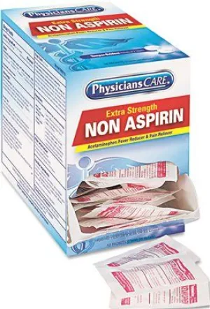 Acetaminophen Pain Reliever Refill 50 Two-Packs/Box