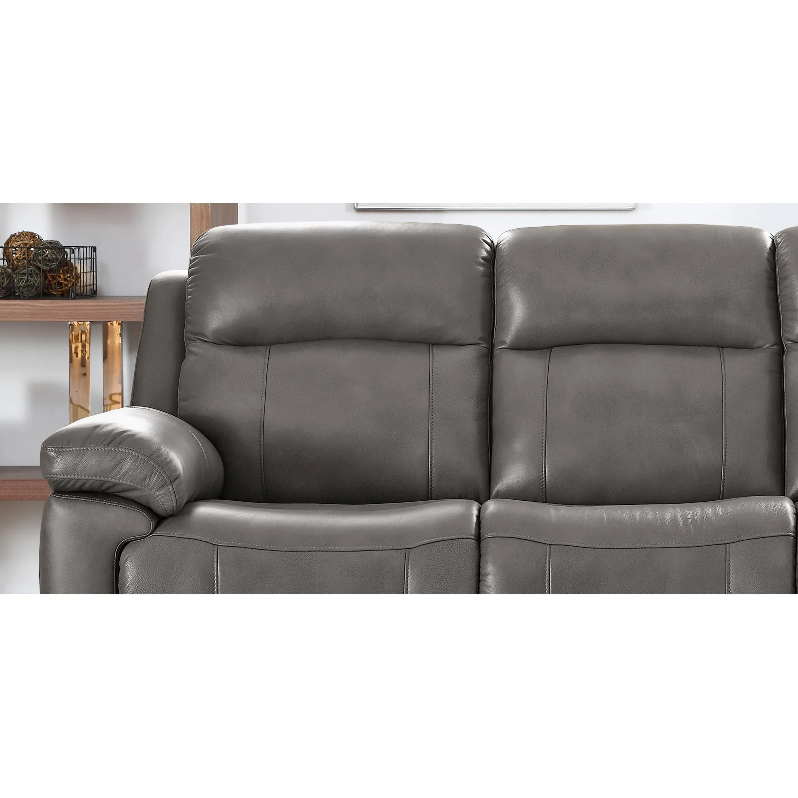 Amax Leather Sydney Power Reclining Leather Sofa 6565-30P3Z-2131A-1S/6565-30P3Z-2131A-2B