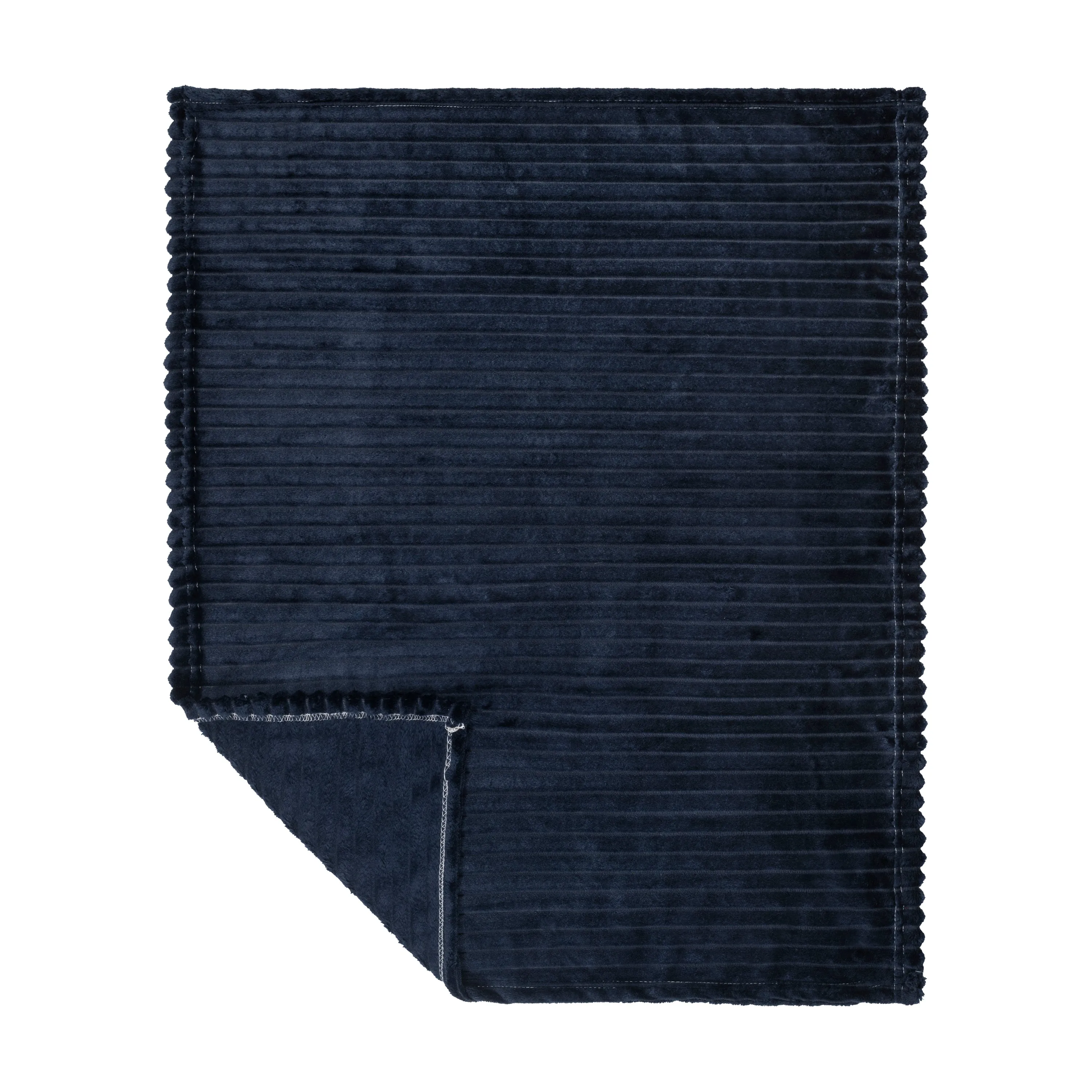 Baby Fleece Blanket - 30" by 40" - Dark Blue