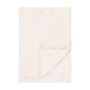 Baby Fleece Blanket - 30" by 40" - Waffle Beige