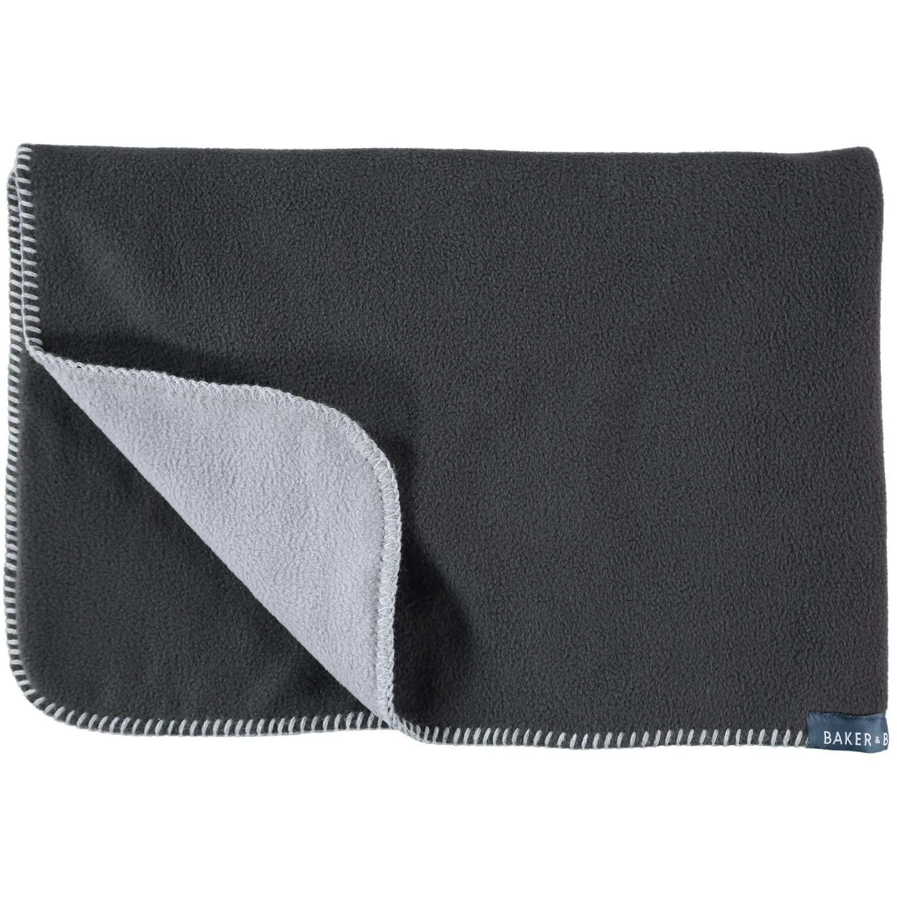 Baker & Bray | Fleece Dog Blanket | Charcoal