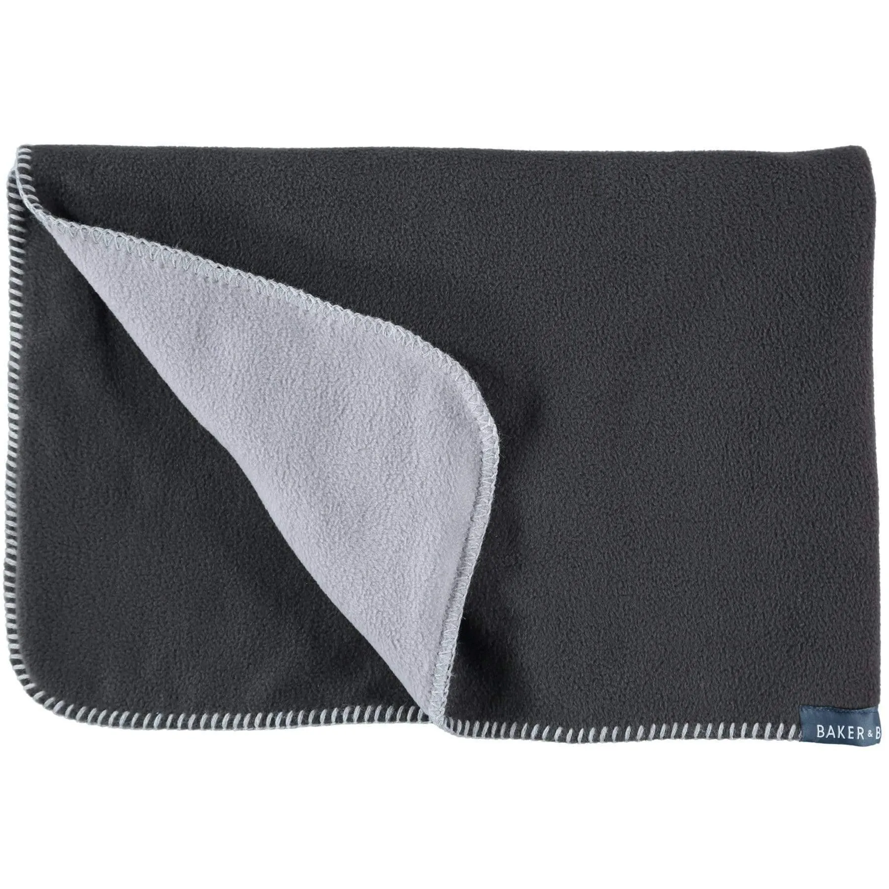 Baker & Bray | Fleece Dog Blanket | Charcoal