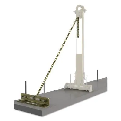 Capital Safety SecuraSpan Rebar/Shear Stud HLL Tie-Back Bases with Chains, Tie-Back Base, 70007486635