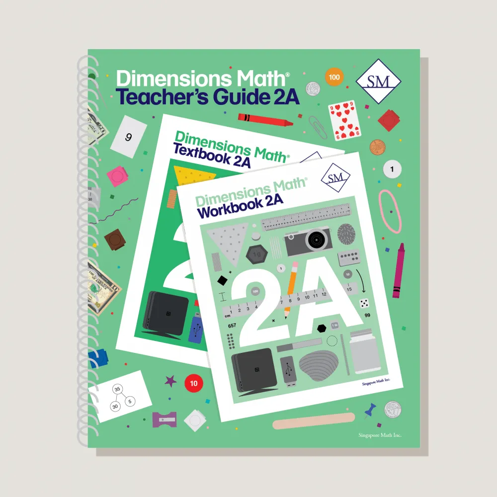 Dimensions Math Teacher's Guide 2A - Blemished