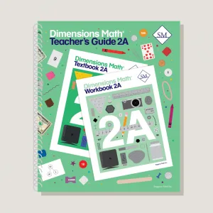 Dimensions Math Teacher's Guide 2A - Blemished