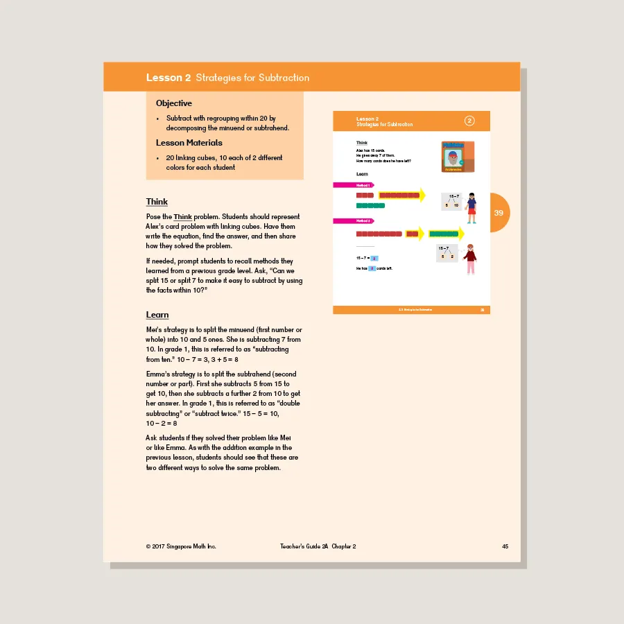 Dimensions Math Teacher's Guide 2A - Blemished