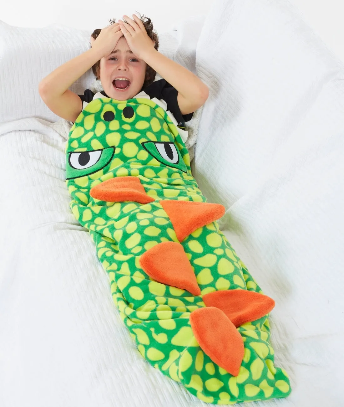 Dinosaur Green Novelty Sleeping Blanket