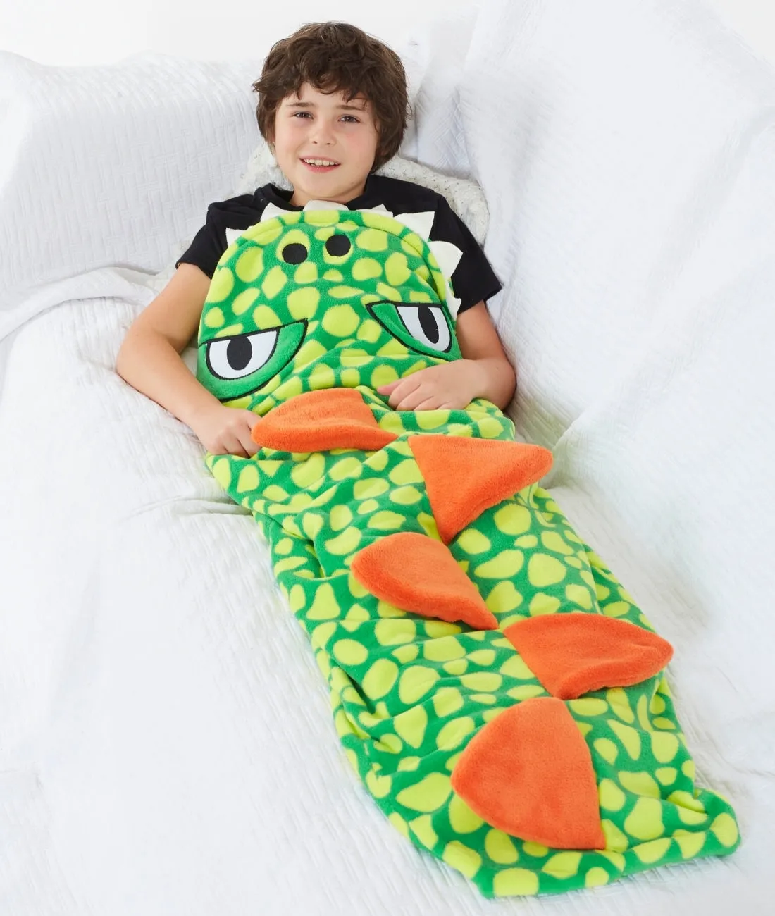 Dinosaur Green Novelty Sleeping Blanket