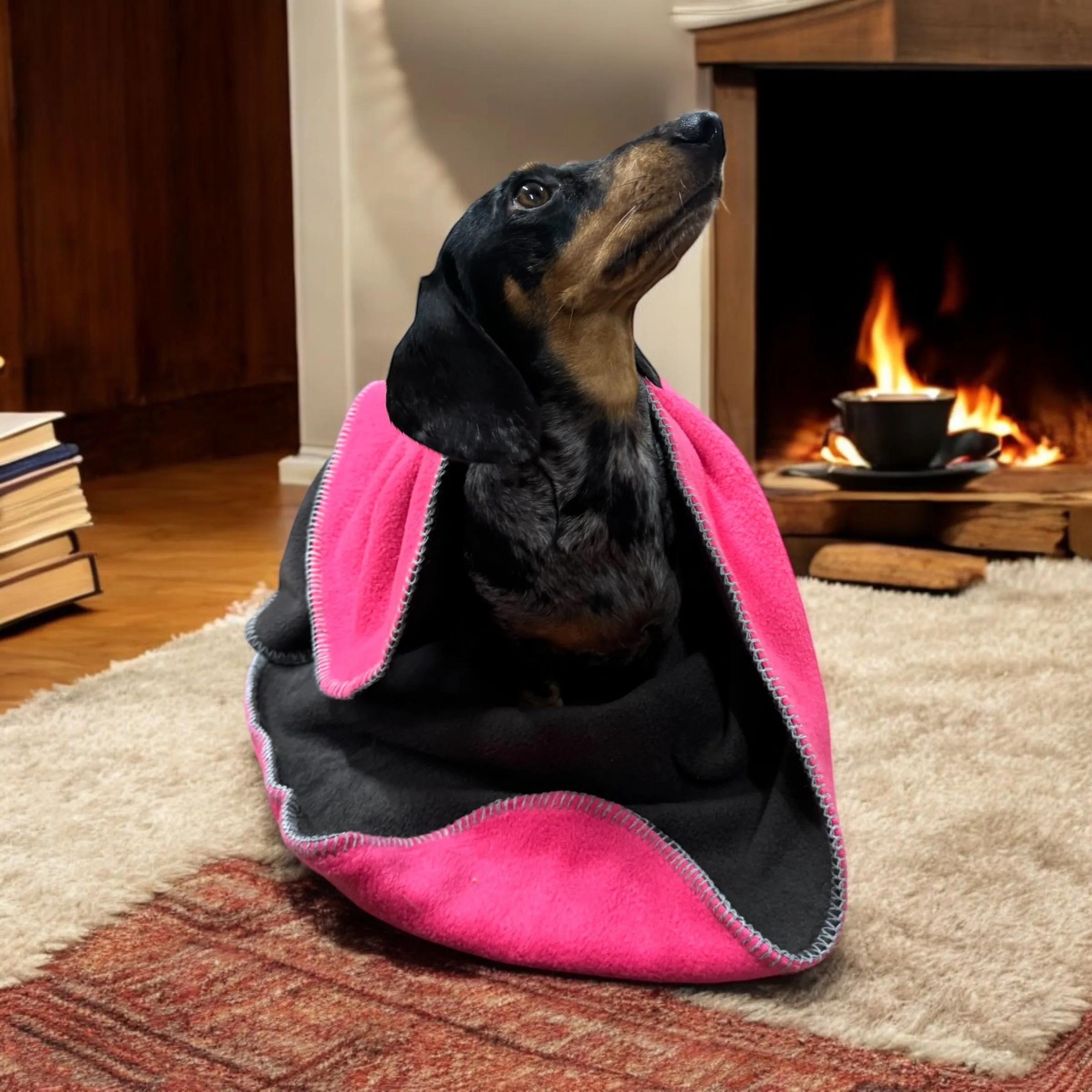 Doghouse Stitched Blankets for Dogs