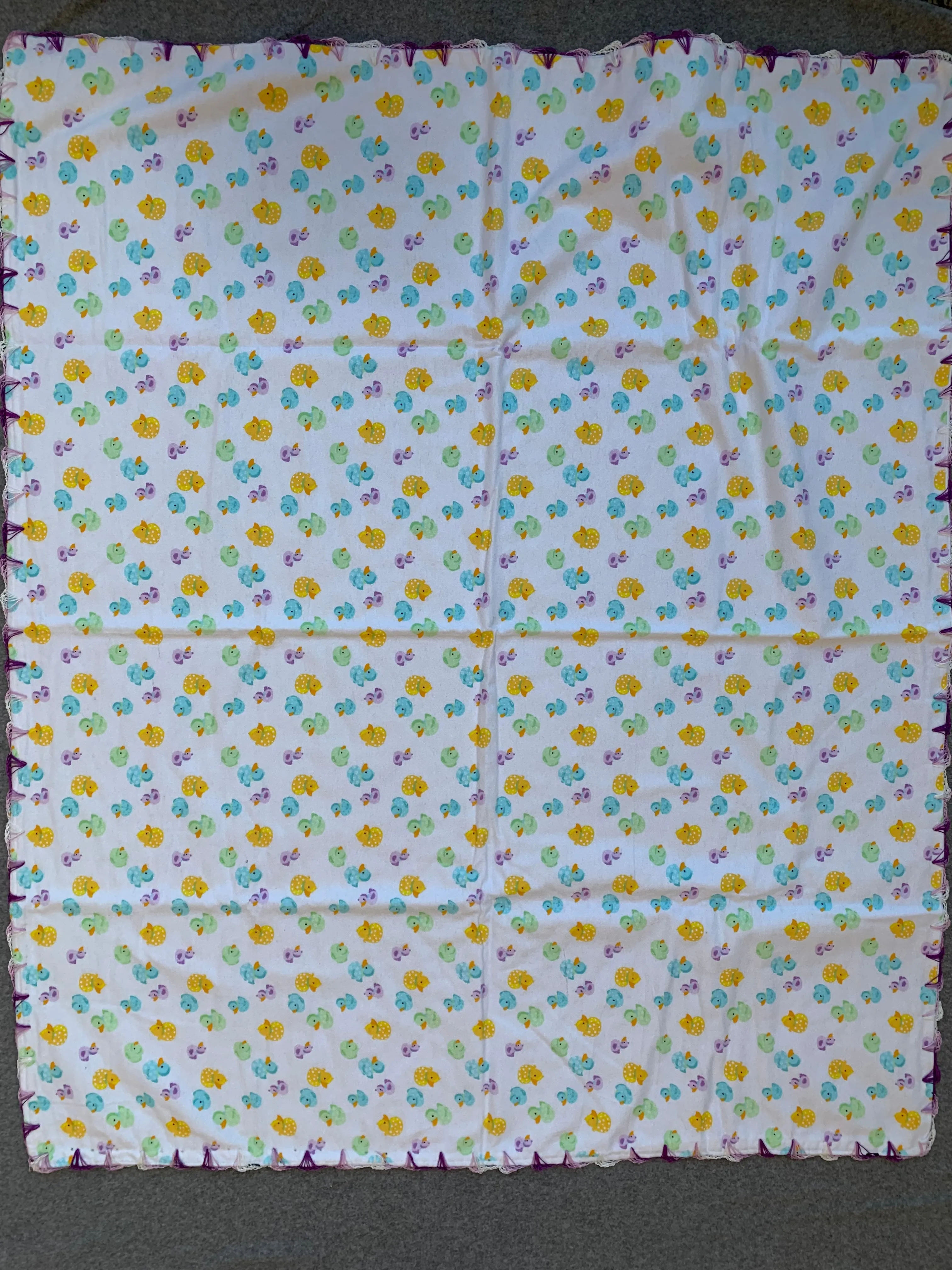 Handmade Reversible Baby Blanket