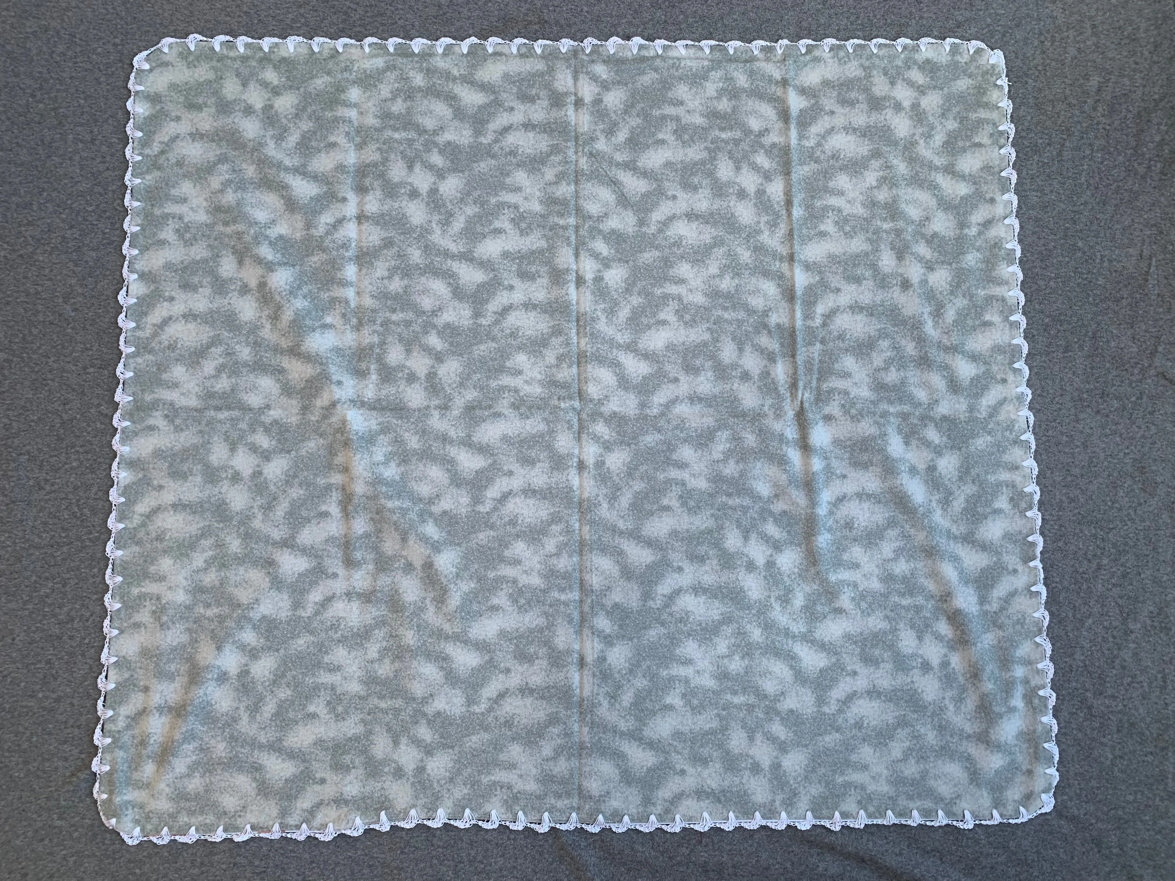 Handmade Reversible double sided Baby Blanket