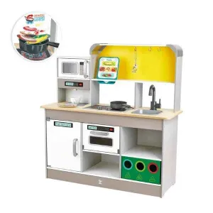 Hape Deluxe Kitchen Playset With Fan Fryer