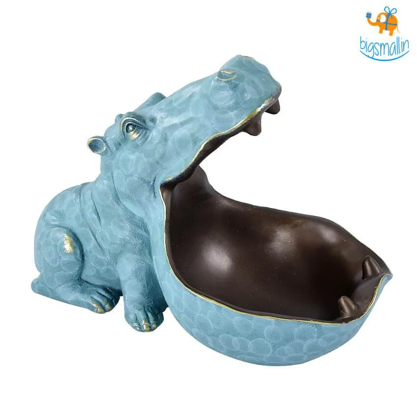 Hippopotamus Storage Table Decorative