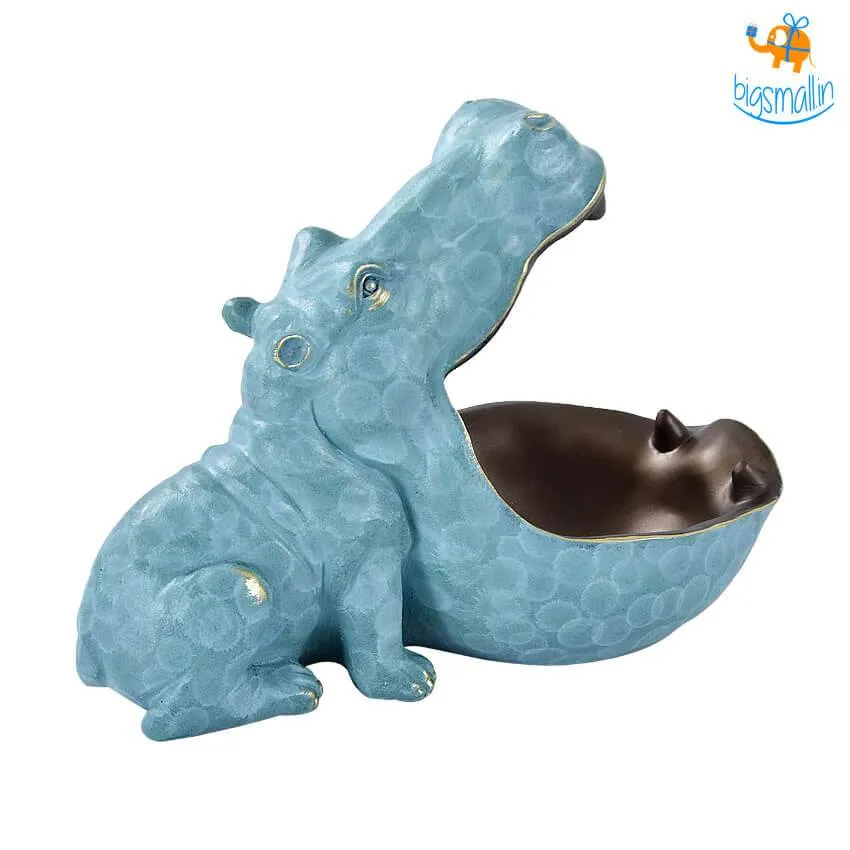 Hippopotamus Storage Table Decorative