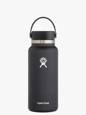 Hydro Flask 946ml (32oz) Wide Mouth with Flex Cap 2.0 - Black