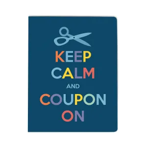 Keep Calm Large Coupon Organizer Portfolio