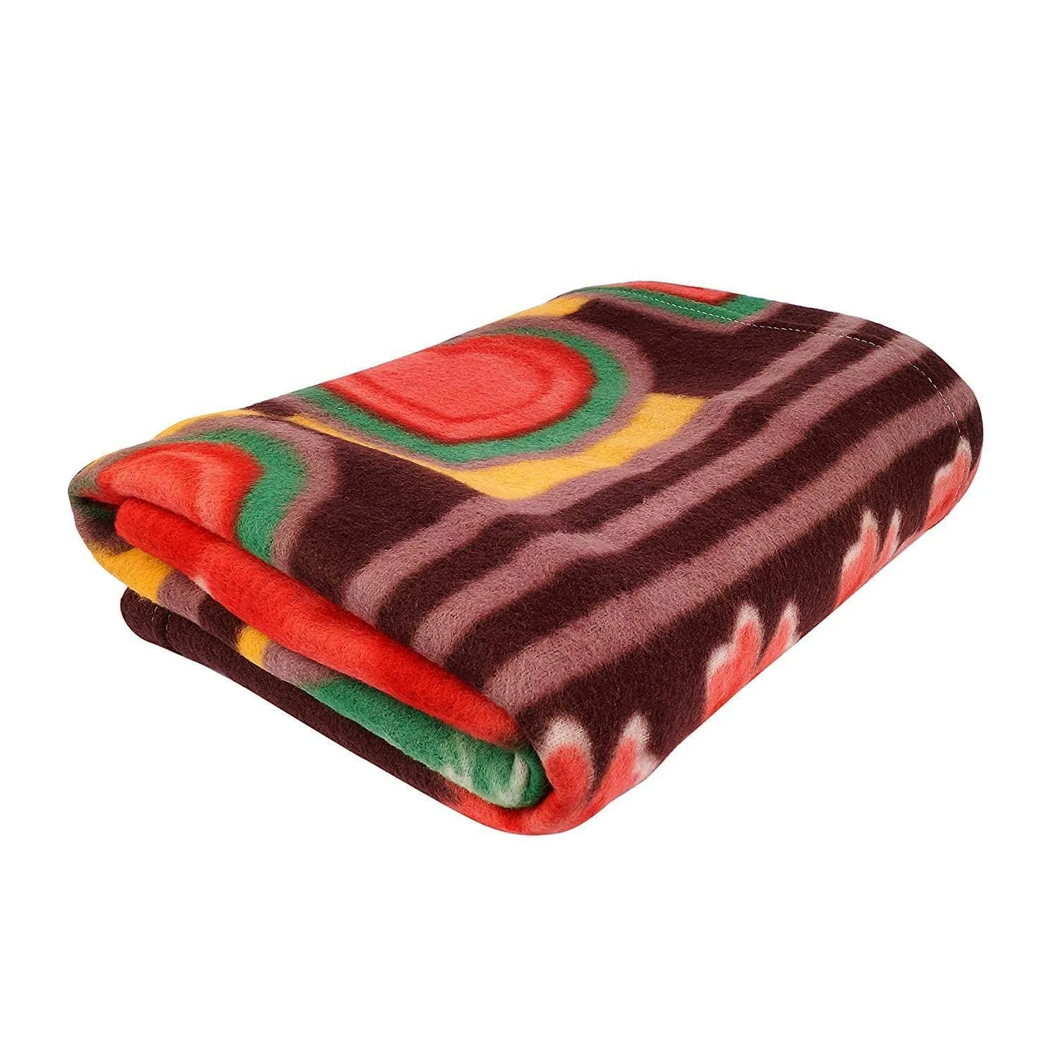 Krystle Printed Single Bed Fleece Blanket Set of 10