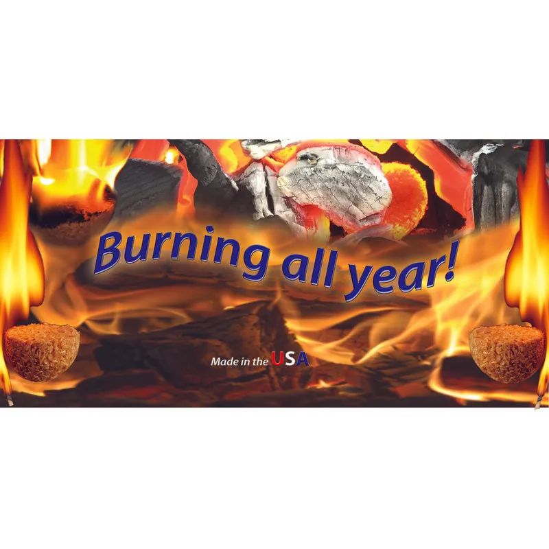 Lightning Nugget Natural Pine Fire Starter 15 min 12 pk