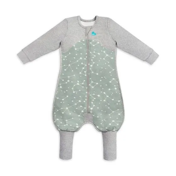 Love to Dream Sleep Suit Organic LongSleeve Olive Stellar 1.0T Size 2