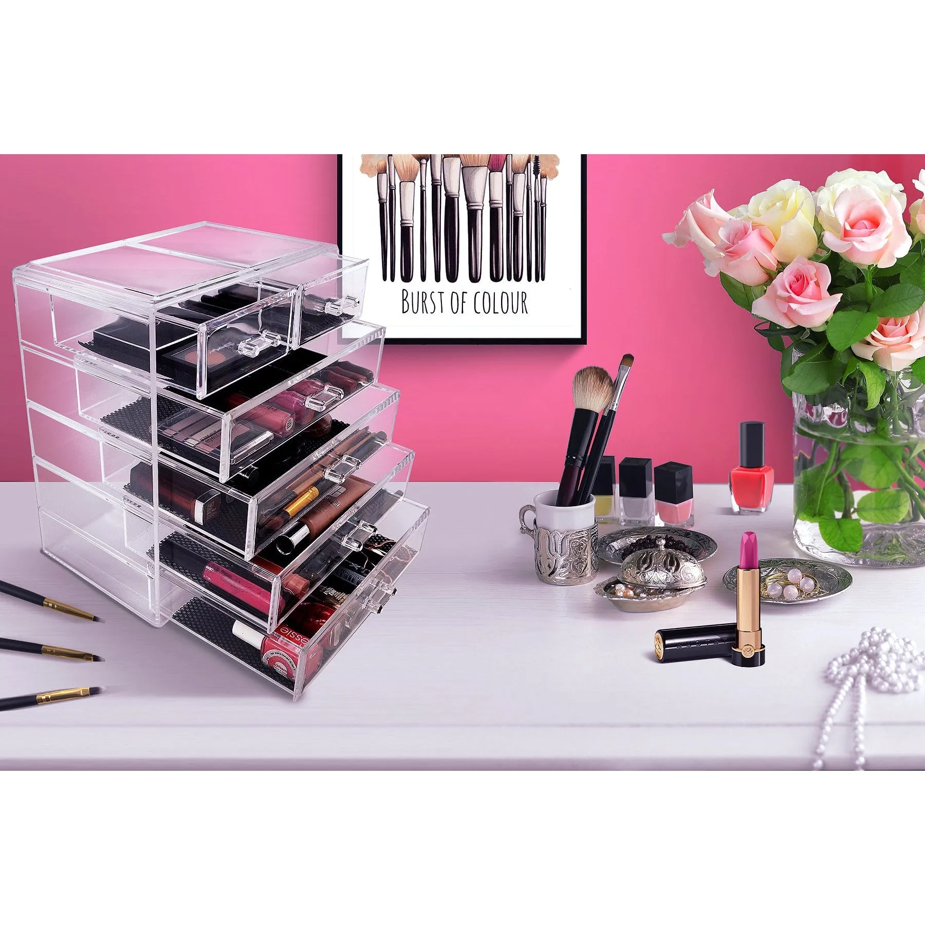 Makeup Organizer Drawer Set (6 Drawer)