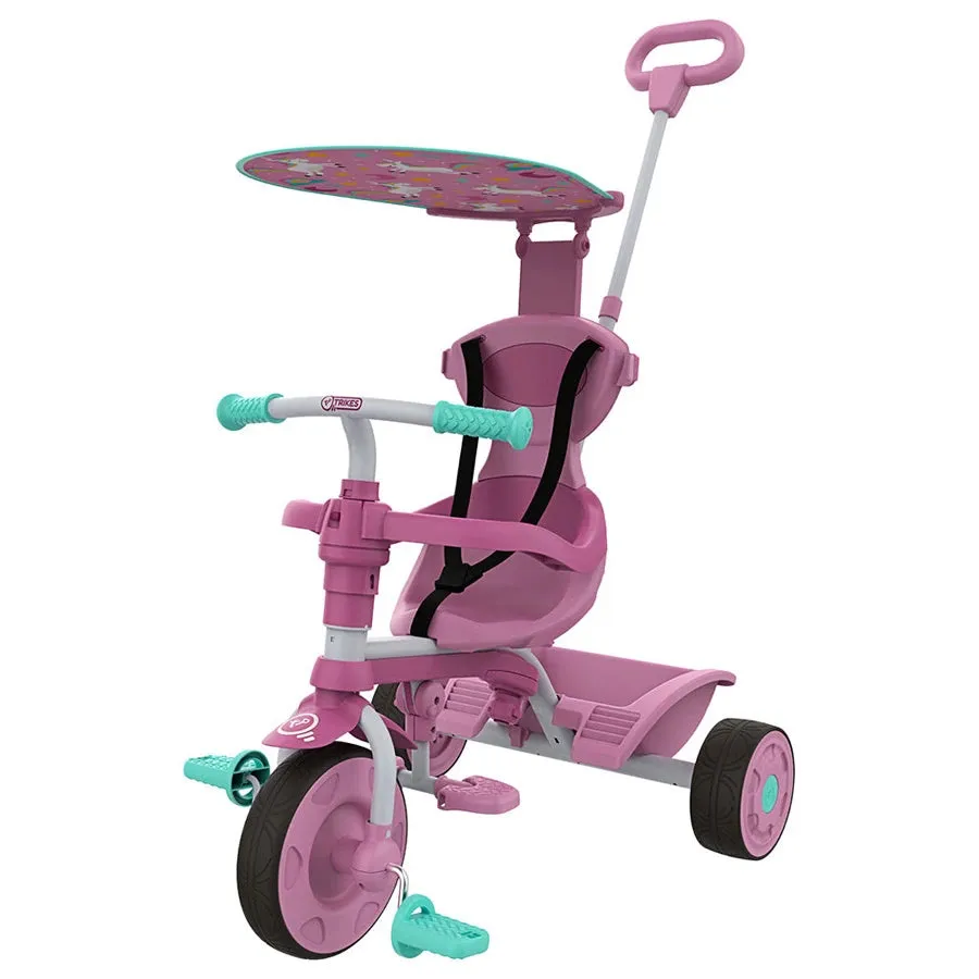 Mookie TP Trikes 4 In 1 Kids Tricycle Unicorn Magic (Pink)