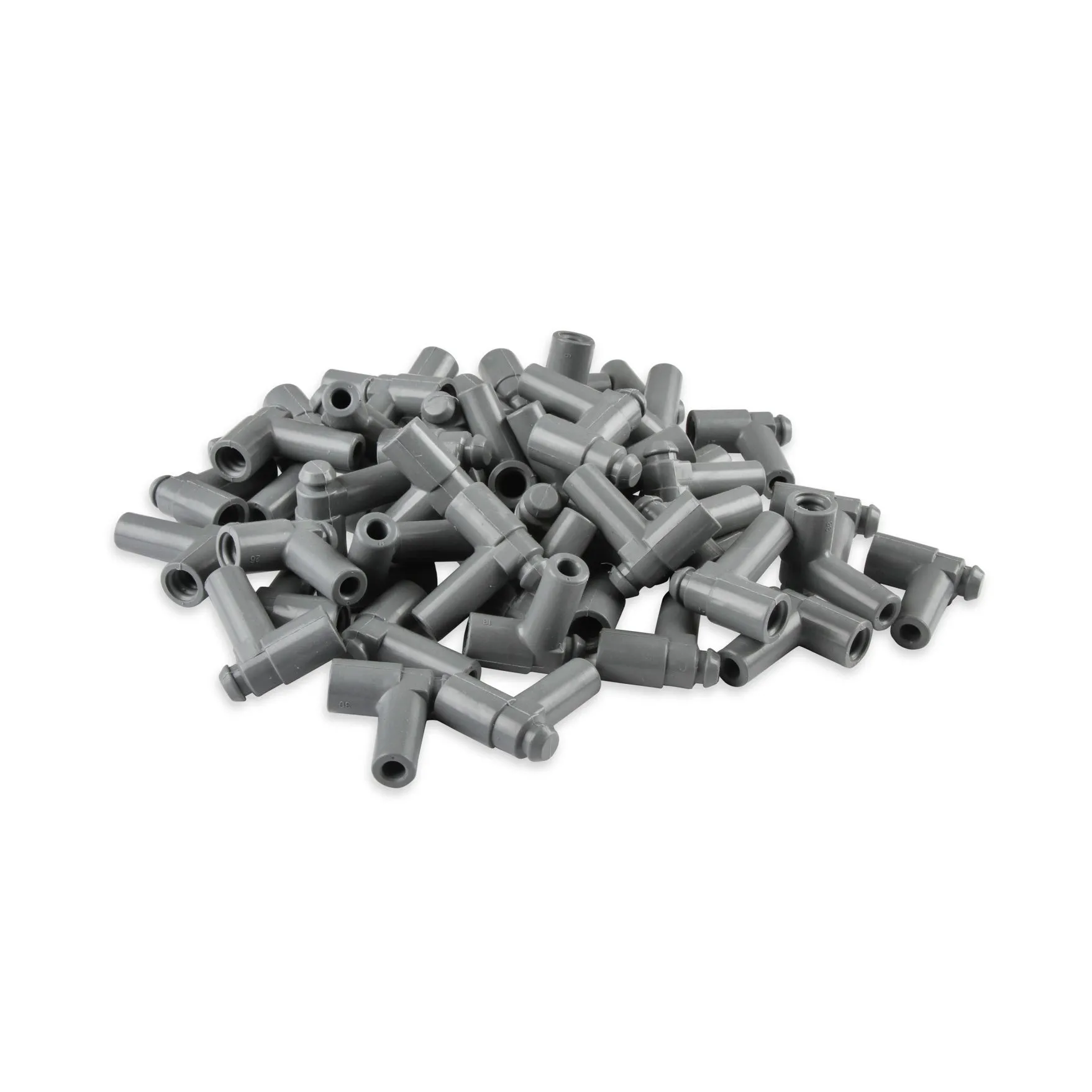 MSD Spark Plug Wire Boots - 8.5 mm - Gray - 90 Degree - Socket Style - (Set of 50)