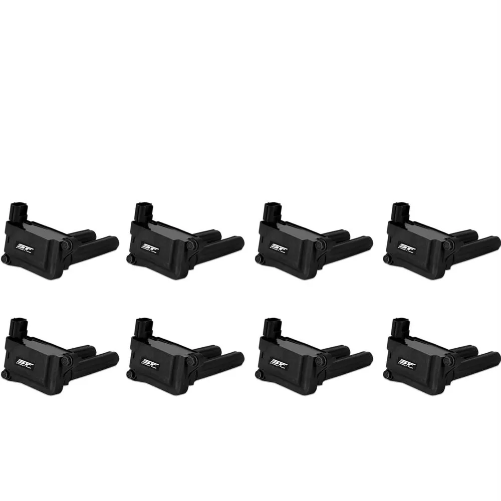 MSD Street Fire Ignition Coil Pack - Female Socket - Black - Mopar Gen III Hemi - (Set of 8)