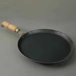 Pure Iron Handmade Dosa Tawa (10inches Inches)  Free Wooden Flip