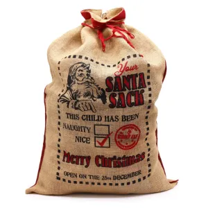 Reusable Christmas Present Bags - Santa Sacks - Natural Xmas Stockings