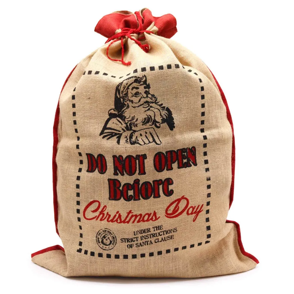 Reusable Christmas Present Bags - Santa Sacks - Natural Xmas Stockings