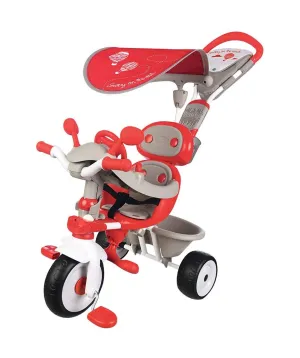 Smoby Baby Driver Comfort Tricycle, Red