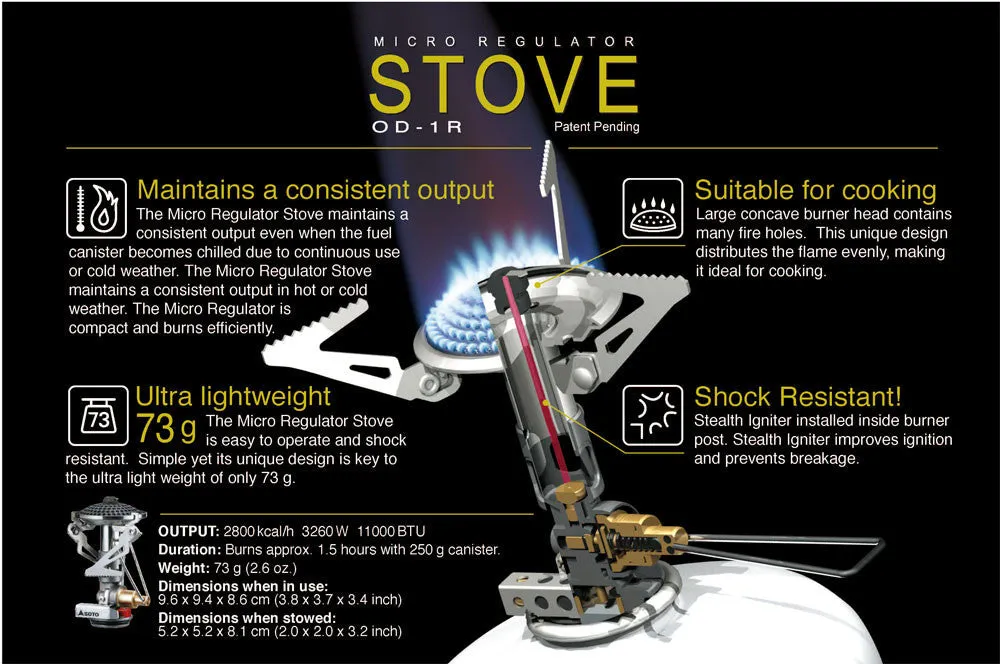 Soto OD-1R Hiking Stove