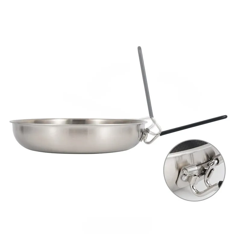 Stainless Steel Honeycomb Shed Non-Stick Pan