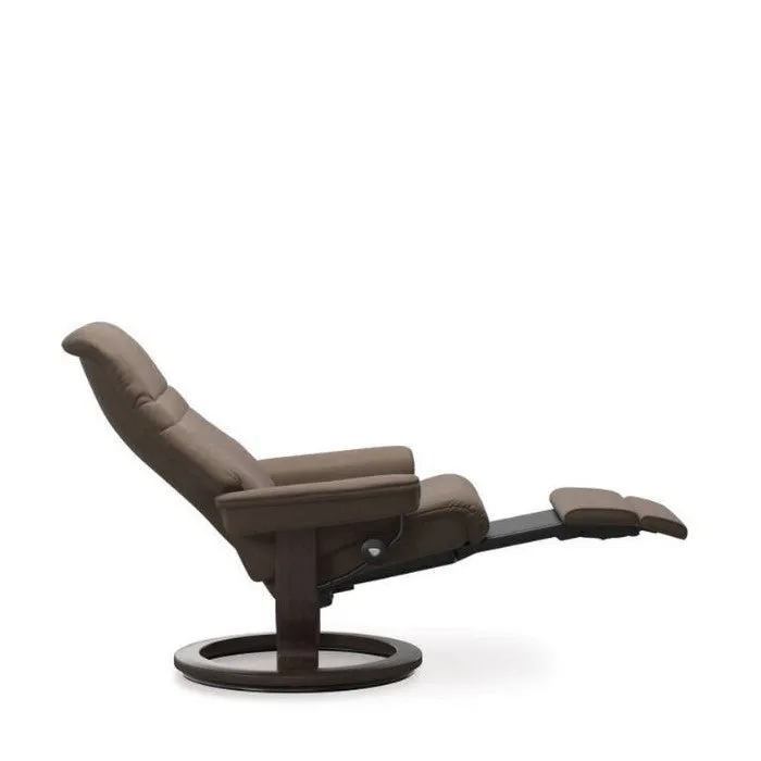 Stressless® Sunrise Large Leather Recliner - Classic Power - Special Buy (Batick Batick Mole)