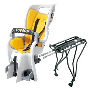 Topeak BabySeat II w/ Disc Rack Grey/Yellow Pad