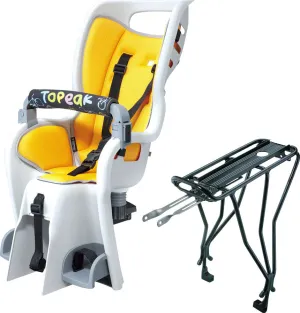 Topeak BabySeat II With Disc Compatible Rack Yellow