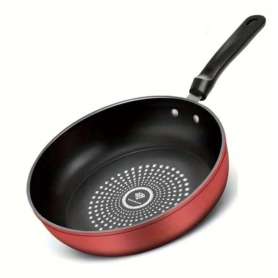 Versatile Non-Stick Frying Pan - 26cm/10.24'' Cast Iron Skillet for Gas & Induction Stoves, Perfect for Pancakes & More, Easy Clean