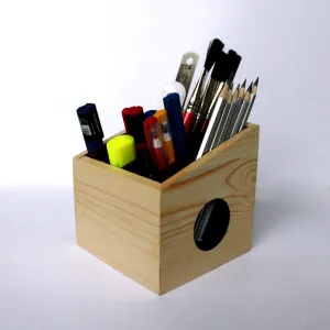 Wooden Drawing Table/Desktop/Tabletop Organizer- Pen Stand